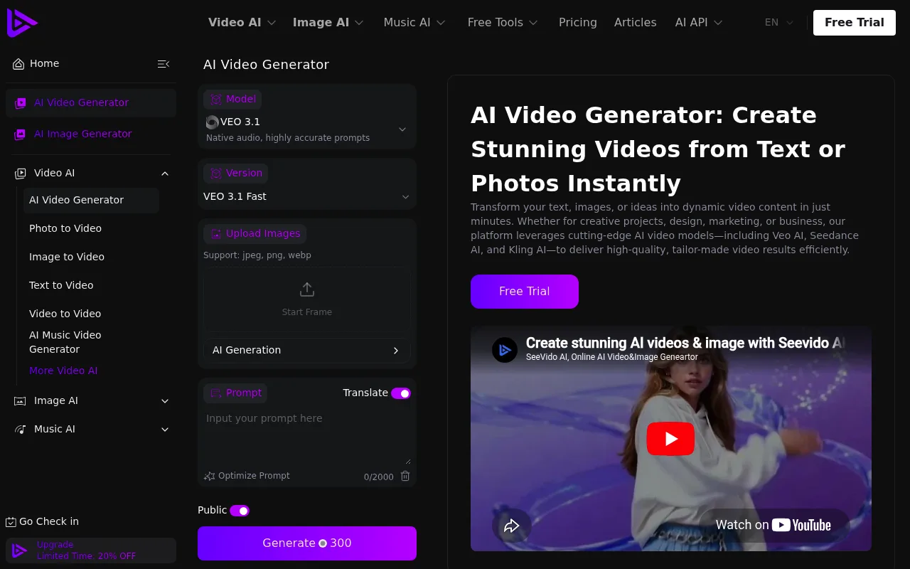 Náhled nástroje AI Facefy | AI Kissing Video Generator