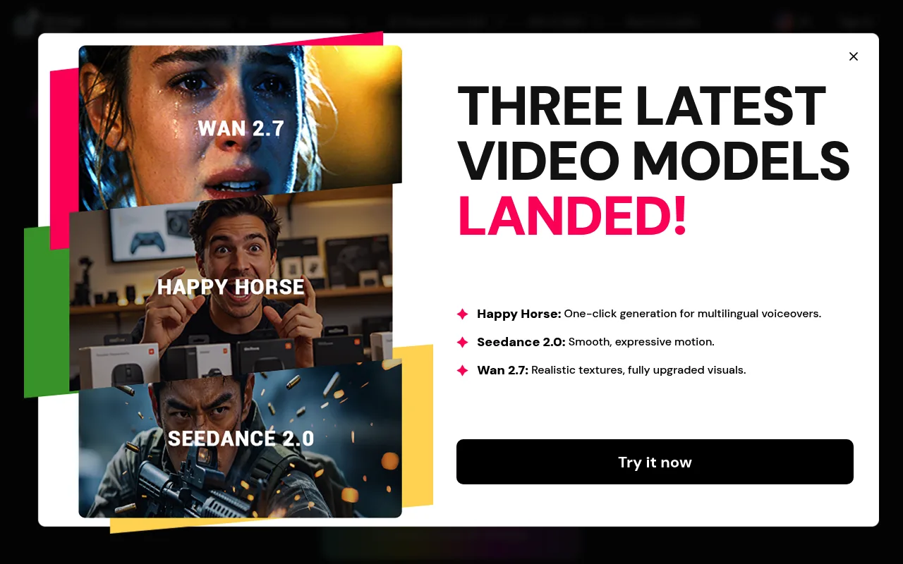 Náhled nástroje AIVideoMaker - Free AI Video Maker