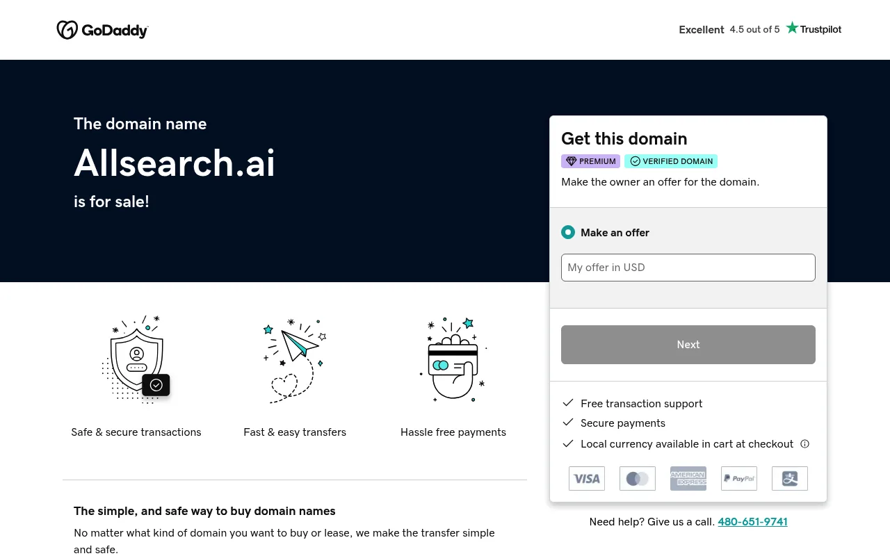 Náhled nástroje All Search AI