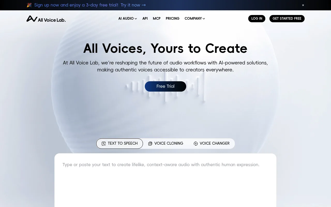 Náhled nástroje All Voice Lab
