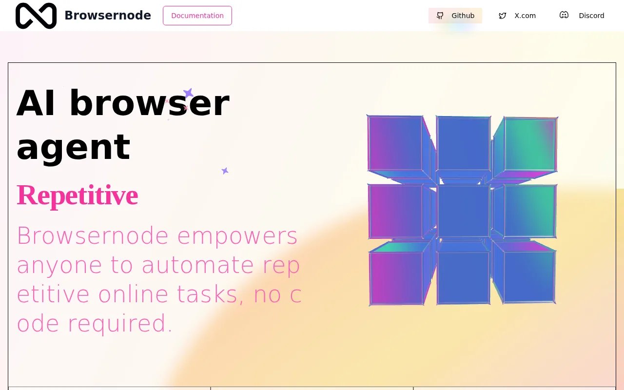 Náhled nástroje browsernode