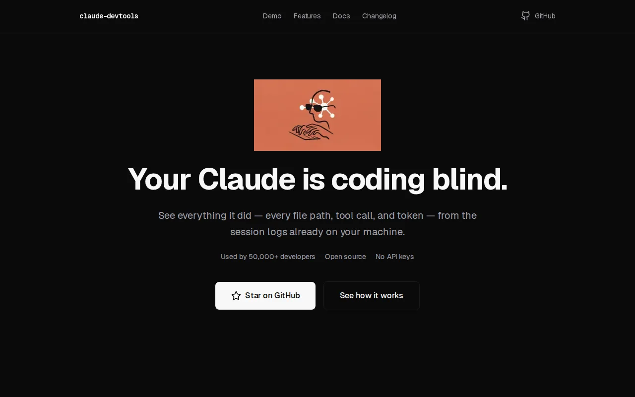 Náhled nástroje claude-devtools