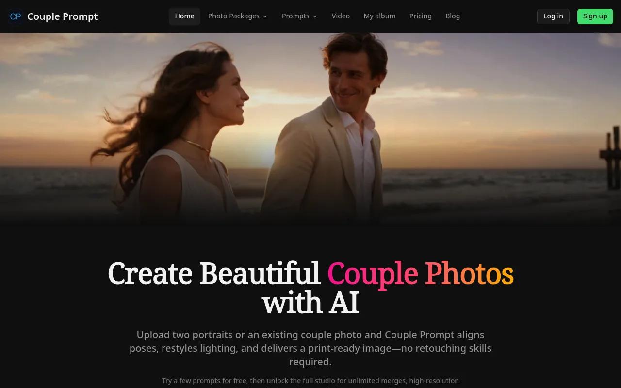 Náhled nástroje Couple Prompt