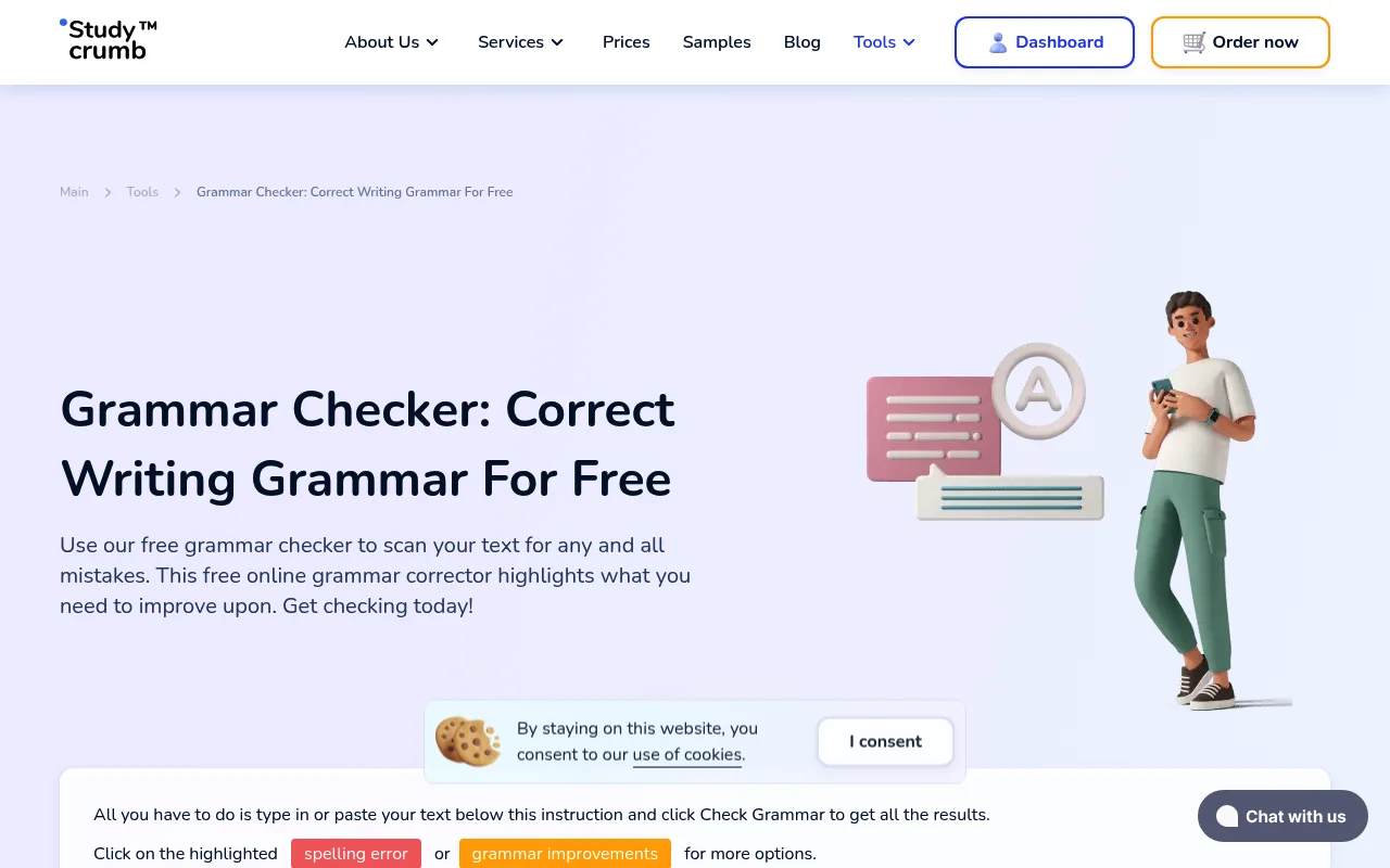 Náhled nástroje Grammar Checker