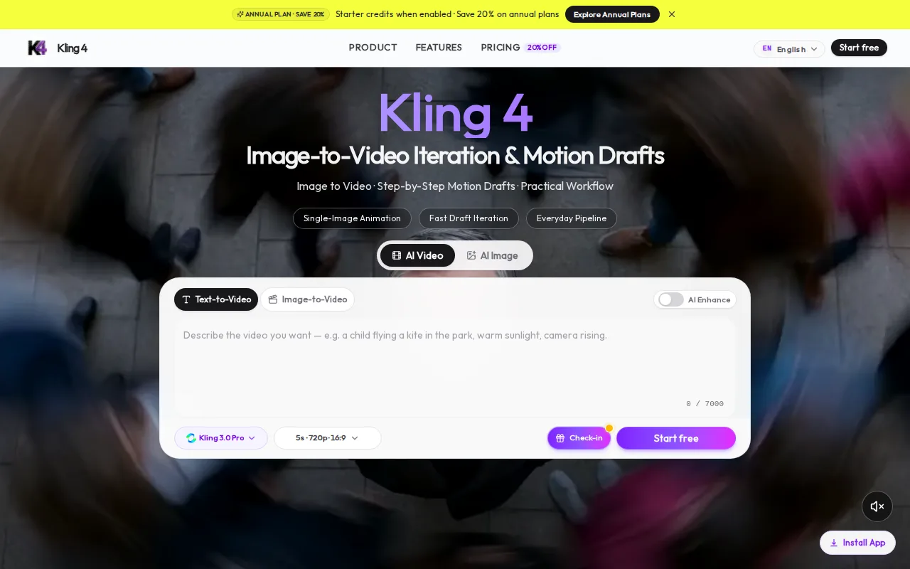 Náhled nástroje Kling 4
