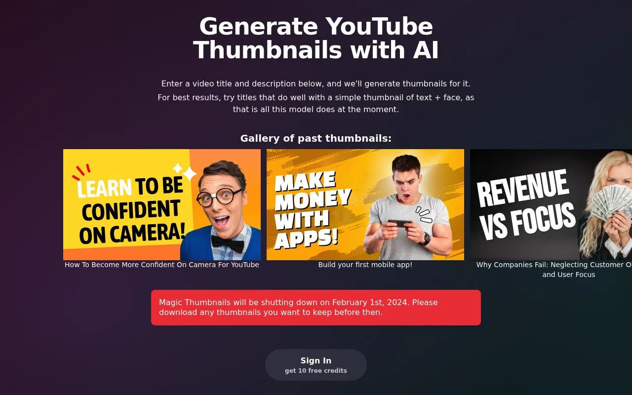 Náhled nástroje MagicThumbnails