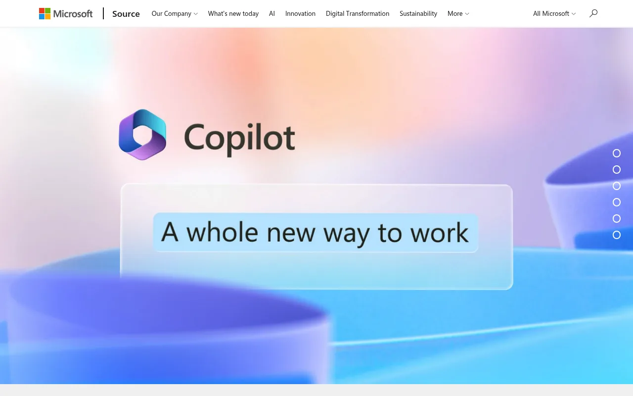 Náhled nástroje Microsoft 365 Copilot