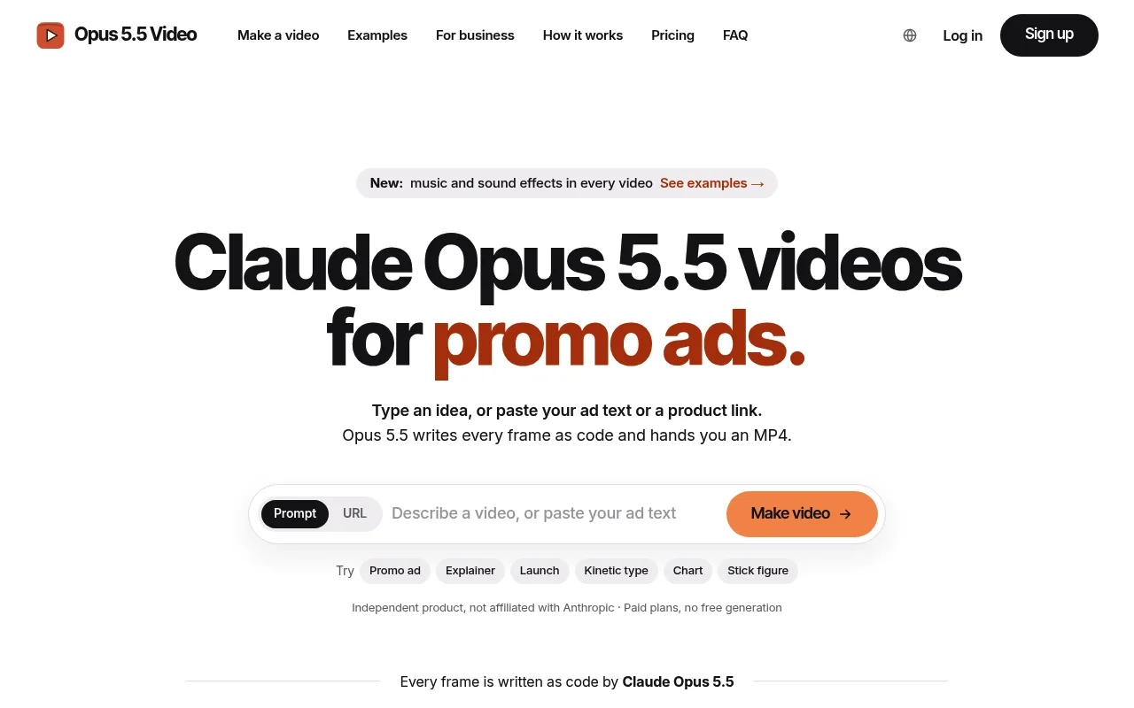Náhled nástroje Opus 5.5 Video