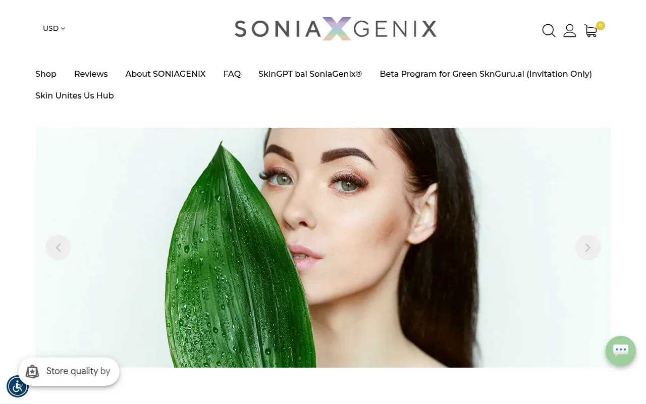 Náhled nástroje SkinGPT by SoniaGenix®