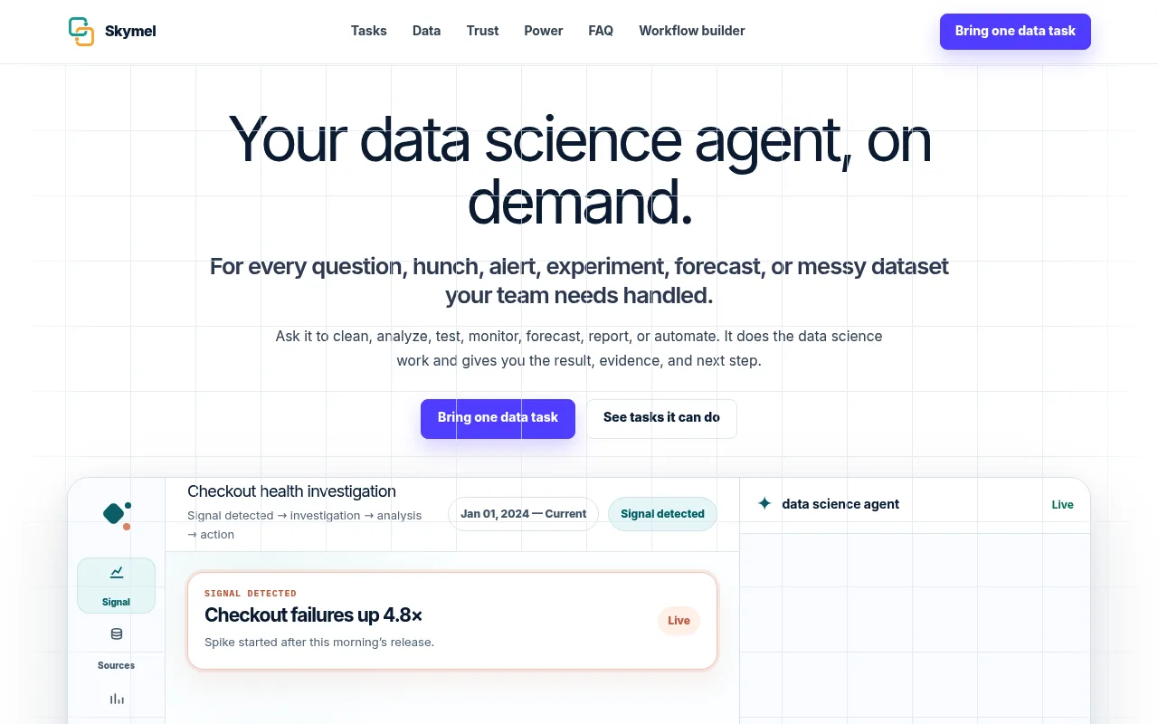 Náhled nástroje Skymel LEGATO - Autonomous Agent Design & Deployment Kit