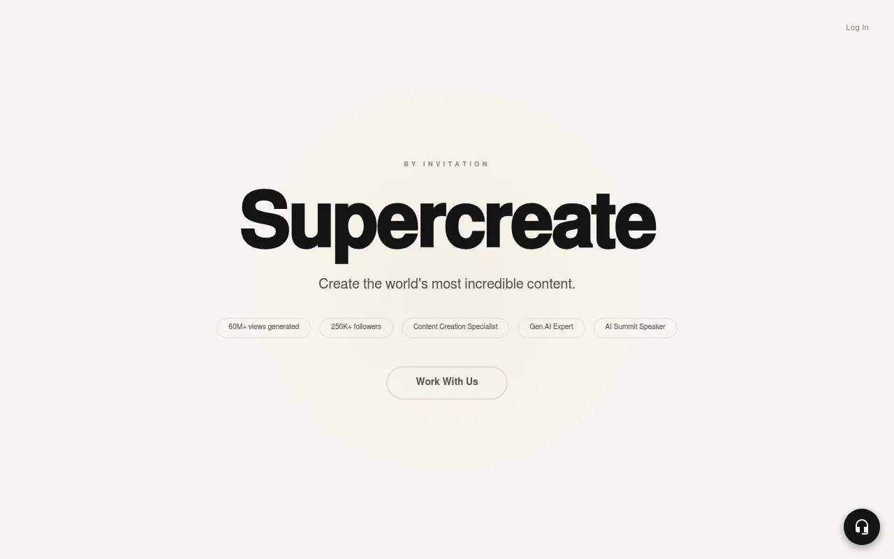 Náhled nástroje Supercreator